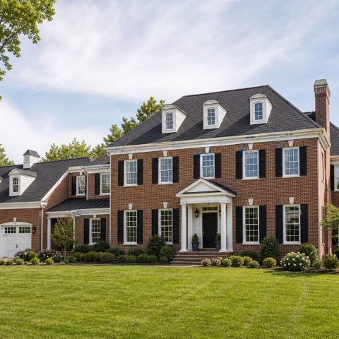 $690,000 Executive Georgian Colonial Custom Home: 3,240-Sq.-Ft. Four-Bedroom Custom Plan