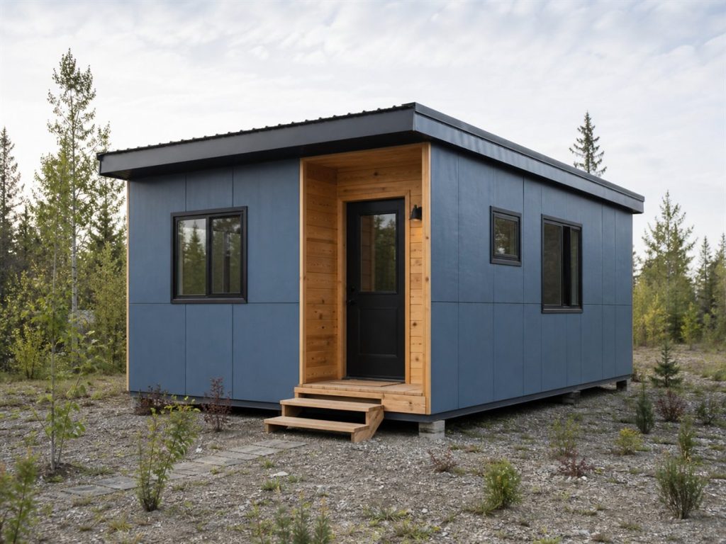 $24,600 Modern Mono-Slope Tiny Home: 240-Sq.-Ft. Plan