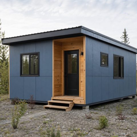 $24,600 Modern Mono-Slope Tiny Home: 240-Sq.-Ft. Plan