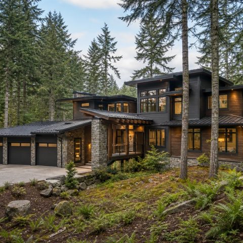 $700,000 Executive Pacific Northwest Custom Home: 3,280-Sq.-Ft. Four-Bedroom Custom Plan