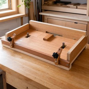 Workbench Planing Stop With Retractable Dogs