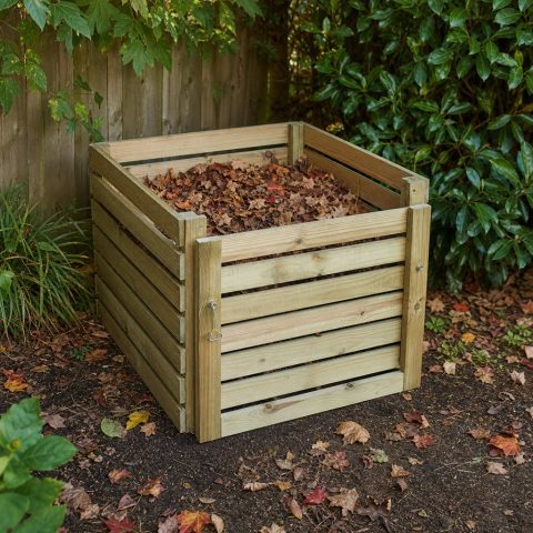 Leaf Mold Bin Plans for Slow Backyard Composting