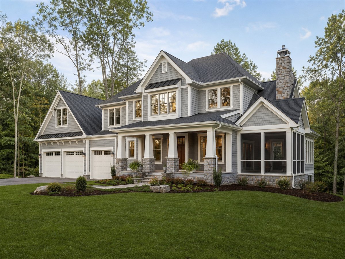 Stillwater House 3320, a conceptual 3320-square-foot lake-house-inspired custom home with a $710,000 construction target