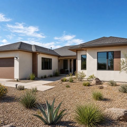 $357,500 Comfort Compact Courtyard Family Home: 1,920-Sq.-Ft. Four-Bedroom Plan