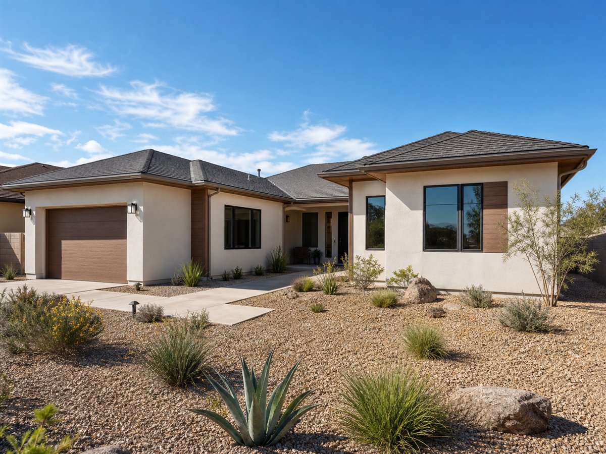 Juniper Court 1920, a conceptual 1920-square-foot compact courtyard family home with a $357,500 construction target