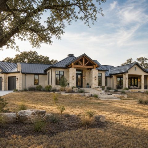 $715,000 Executive Texas Hill Country Custom Home: 3,340-Sq.-Ft. Four-Bedroom Custom Plan