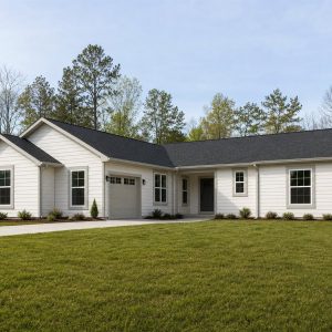 $360,000 Comfort L-Shaped Family Ranch: 1,930-Sq.-Ft. Four-Bedroom Plan