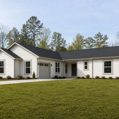 $360,000 Comfort L-Shaped Family Ranch: 1,930-Sq.-Ft. Four-Bedroom Plan