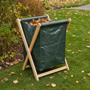 Reusable Leaf Bag Holder That Folds Flat