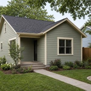 $70,625 Essential Garden-Edge Cottage Bungalow: 536-Sq.-Ft. One-Bedroom Plan