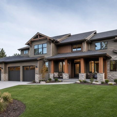 $730,000 Executive Modern Craftsman Custom Home: 3,400-Sq.-Ft. Four-Bedroom Custom Plan