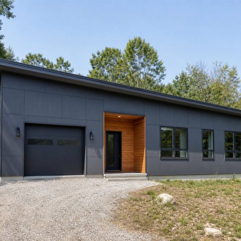 $367,500 Comfort Shed-Roof Contemporary Family Home: 1,960-Sq.-Ft. Four-Bedroom Plan
