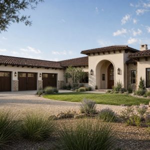 $735,000 Executive Courtyard Hacienda Custom Home: 3,420-Sq.-Ft. Four-Bedroom Custom Plan
