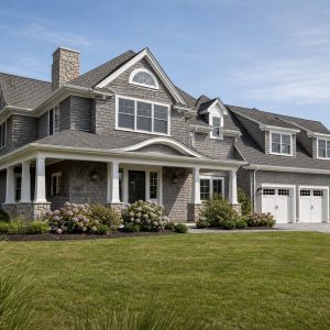 $740,000 Executive New England Shingle-Style Custom Home: 3,440-Sq.-Ft. Four-Bedroom Custom Plan