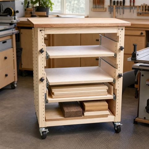 Height-Adjustable Outfeed and Assembly Table