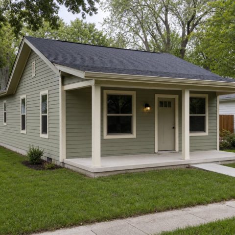 $73,625 Essential Aging-In-Place Cottage: 539-Sq.-Ft. One-Bedroom Plan