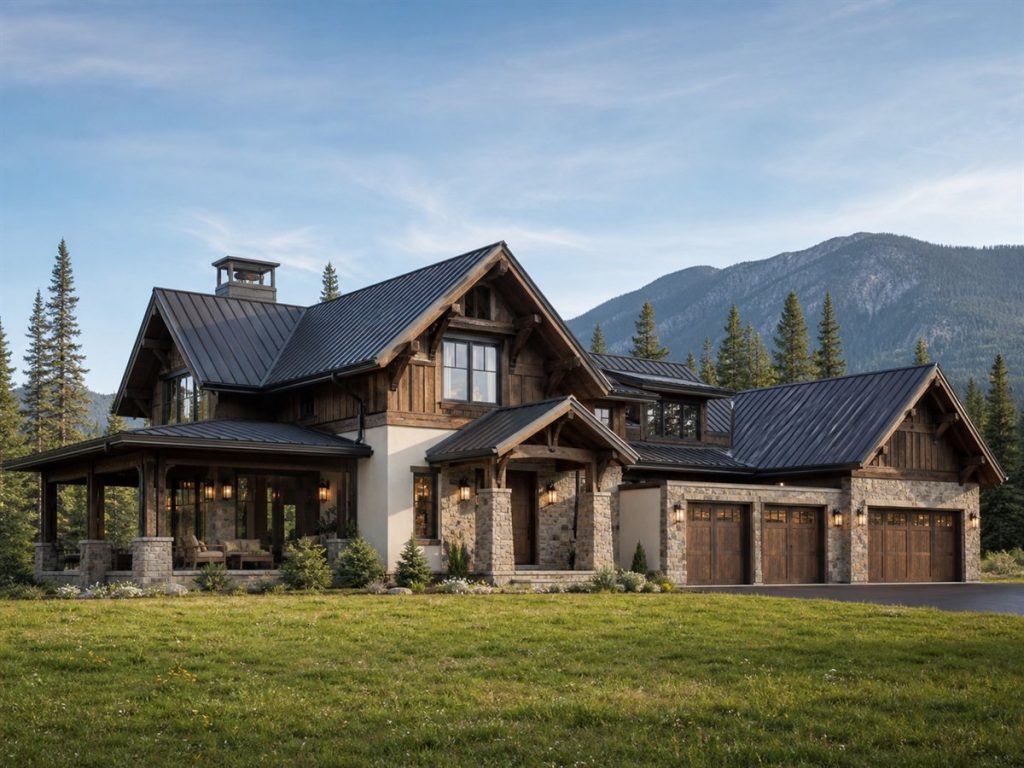 $745,000 Executive Alpine-Inspired Custom Chalet: 3,460-Sq.-Ft. Four-Bedroom Custom Plan
