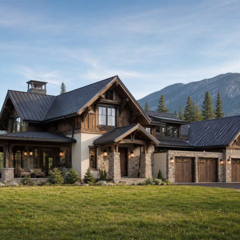 $745,000 Executive Alpine-Inspired Custom Chalet: 3,460-Sq.-Ft. Four-Bedroom Custom Plan