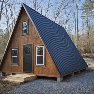 $26,000 A-Frame Micro Retreat: 260-Sq.-Ft. Loft Concept