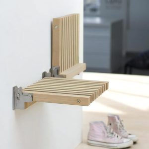 A Folding Wall Drying Rack for a Small Laundry