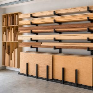 Lumber Storage Rack for a Garage: Space-Saving Plan