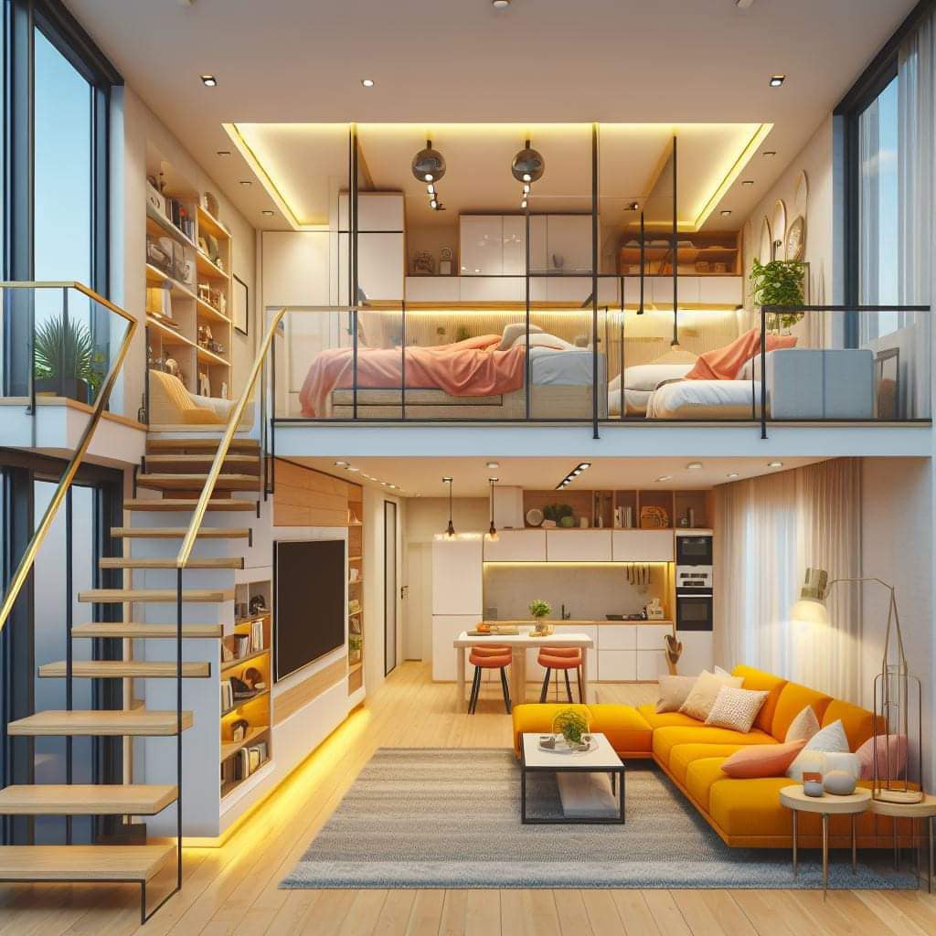 Tiny House Kitchen Ideas Beneath a Loft