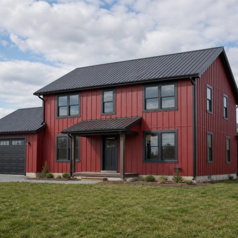 $375,000 Comfort Barn-Inspired Family Home: 1,990-Sq.-Ft. Four-Bedroom Plan