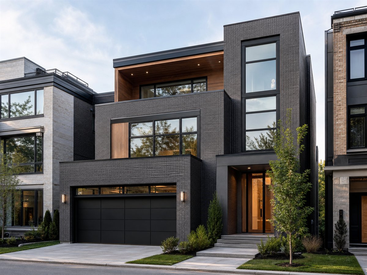 Cityline Custom 3480, a conceptual 3480-square-foot urban narrow-lot luxury home with a $750,000 construction target