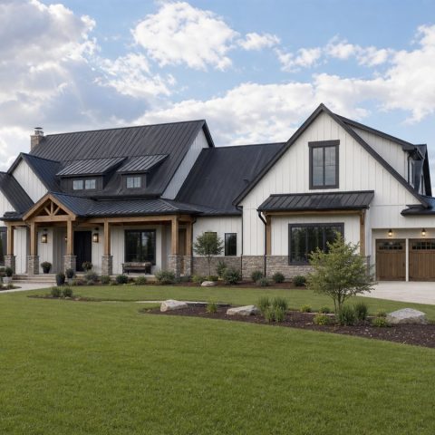 $755,000 Estate Modern Farmhouse Estate: 3,500-Sq.-Ft. Five-Bedroom Custom Plan