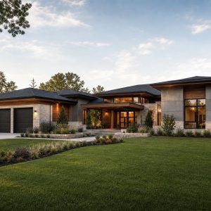 $760,000 Estate Contemporary Luxury Ranch: 3,520-Sq.-Ft. Five-Bedroom Custom Plan