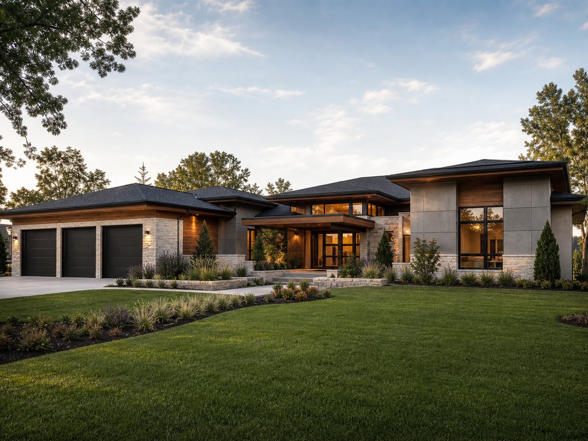Horizon Ranch 3520, a conceptual 3520-square-foot contemporary luxury ranch with a $760,000 construction target
