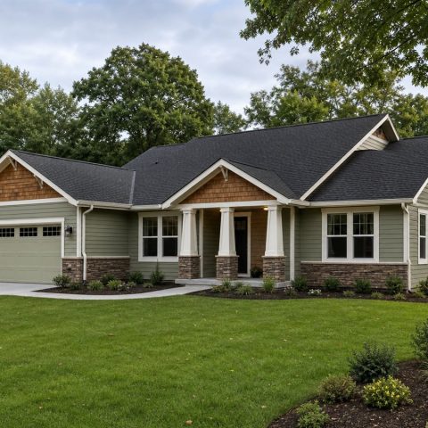 $382,500 Flexible Craftsman Family Home: 2,020-Sq.-Ft. Four-Bedroom Plan