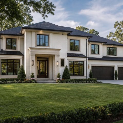 $770,000 Estate Transitional Two-Story Custom Home: 3,560-Sq.-Ft. Five-Bedroom Custom Plan
