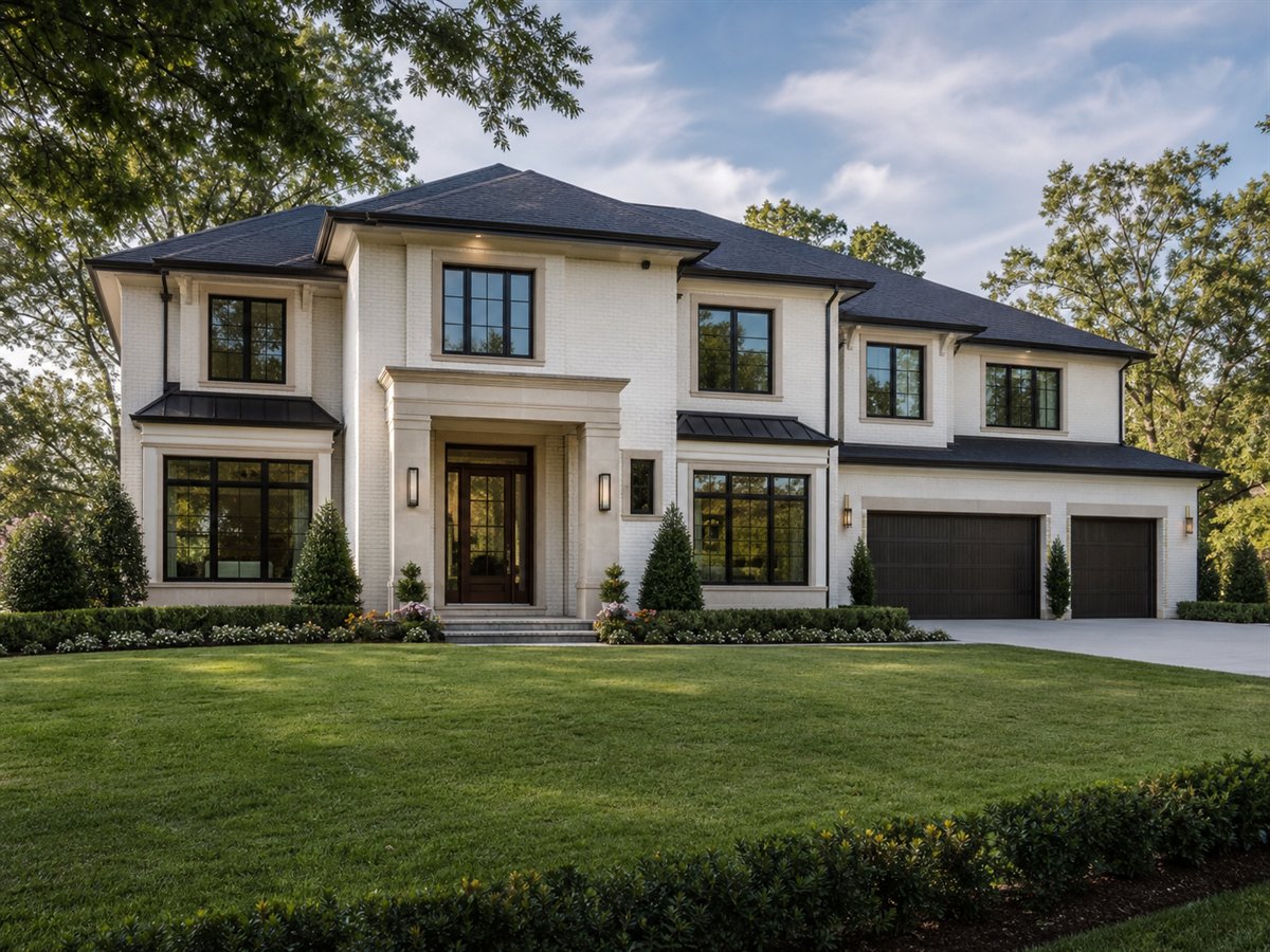 Westlake Transitional 3560, a conceptual 3560-square-foot transitional two-story custom home with a $770,000 construction target