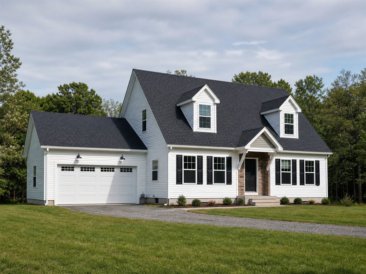 Harbor Cape 2050, a conceptual 2050-square-foot Cape Cod-inspired family home with a $390,000 construction target