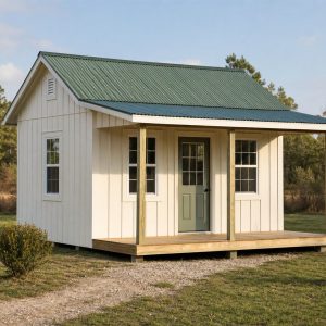 $27,400 Front-Porch Tiny Cottage: 280-Sq.-Ft. Studio