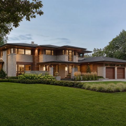 $800,000 Estate Prairie-Inspired Custom Estate: 3,680-Sq.-Ft. Five-Bedroom Custom Plan