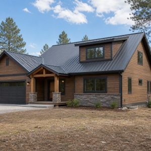 $402,500 Flexible Mountain Family Cabin: 2,100-Sq.-Ft. Four-Bedroom Plan