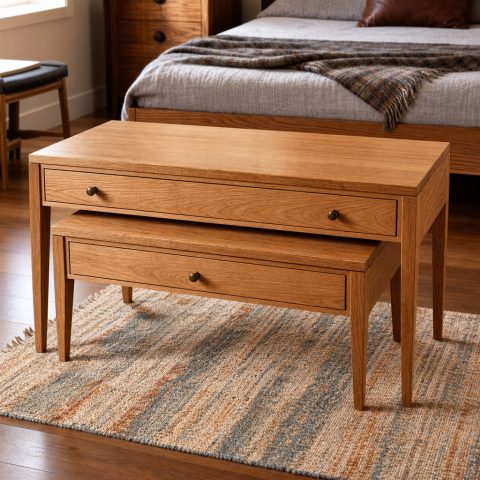 Nesting Coffee Tables With Tapered Legs