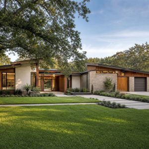 $845,000 Estate Mid-Century Modern Custom Home: 3,860-Sq.-Ft. Five-Bedroom Custom Plan