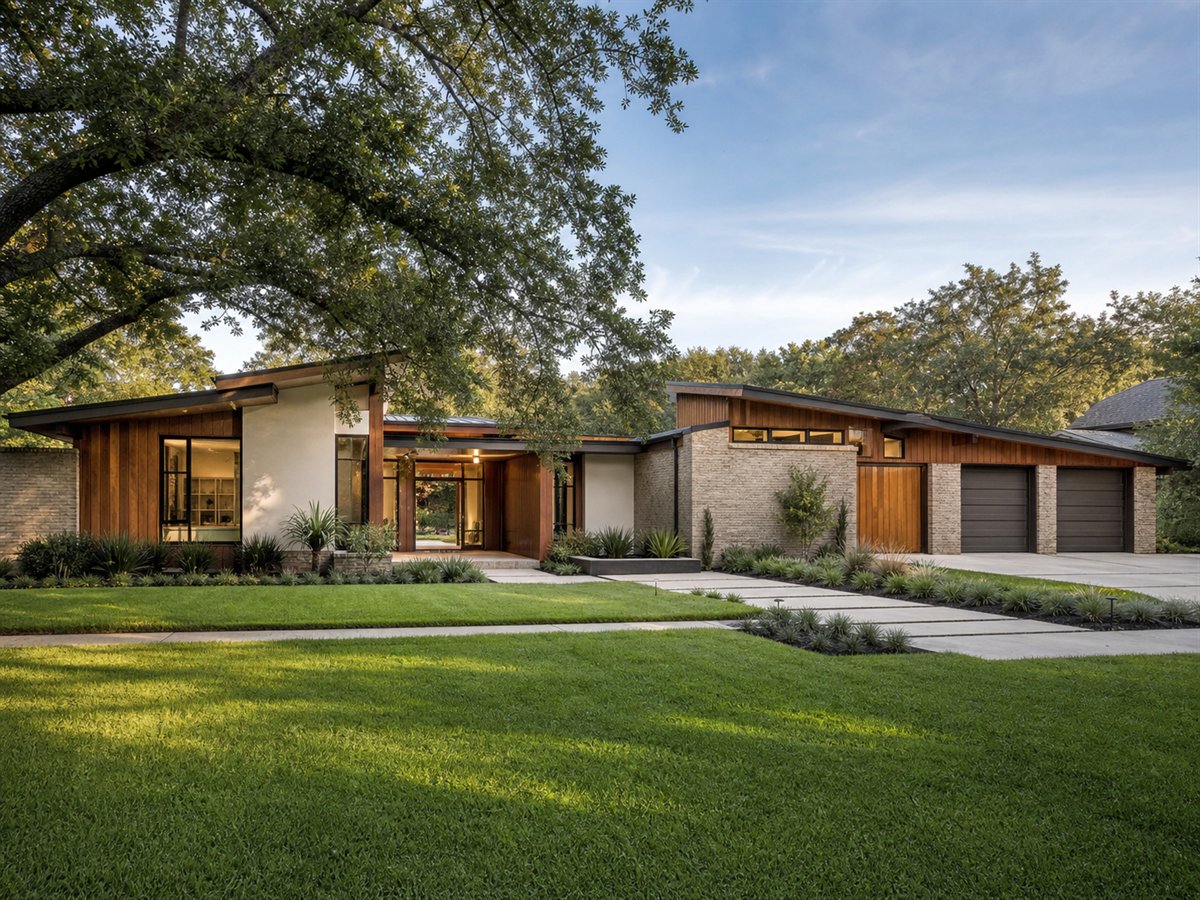 Palm Ridge Modern 3860, a conceptual 3860-square-foot mid-century modern custom home with a $845,000 construction target