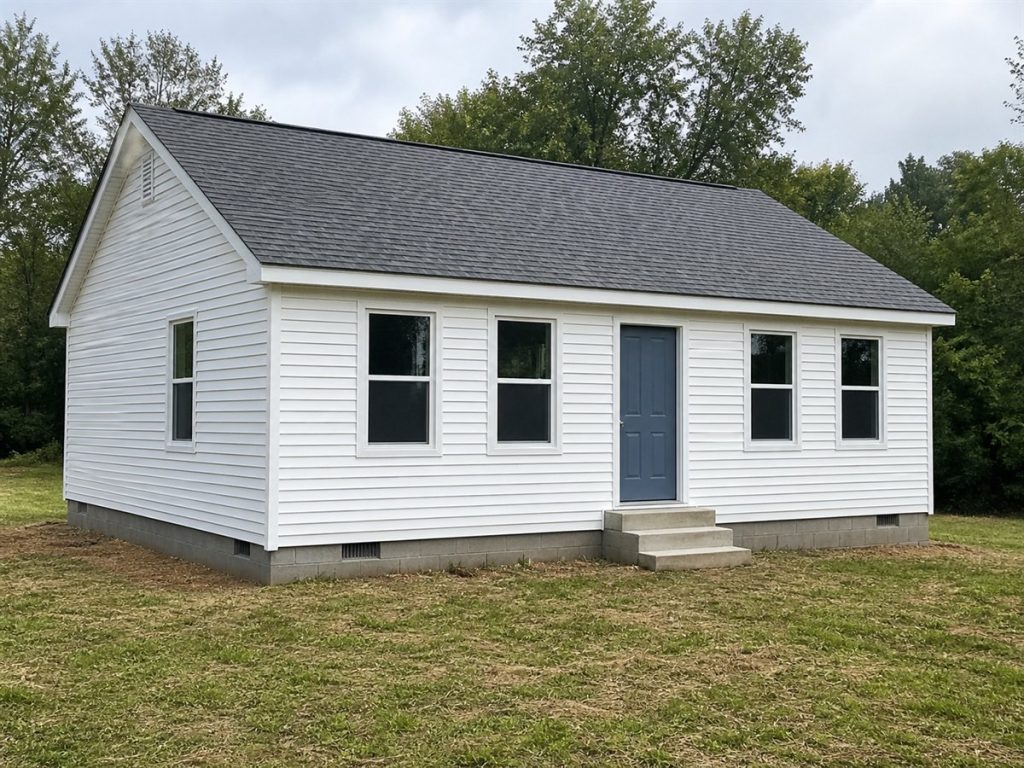 $105,000 Compact Ranch Starter Home: 760-Sq.-Ft. Two-Bedroom Plan