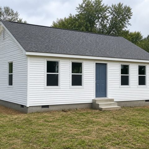 $105,000 Compact Ranch Starter Home: 760-Sq.-Ft. Two-Bedroom Plan