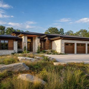 $850,000 Estate Organic Contemporary Custom Home: 3,880-Sq.-Ft. Five-Bedroom Custom Plan