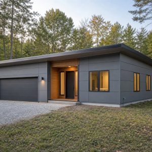 $430,000 Flexible Shed-Roof Contemporary Family Home: 2,210-Sq.-Ft. Four-Bedroom Plan