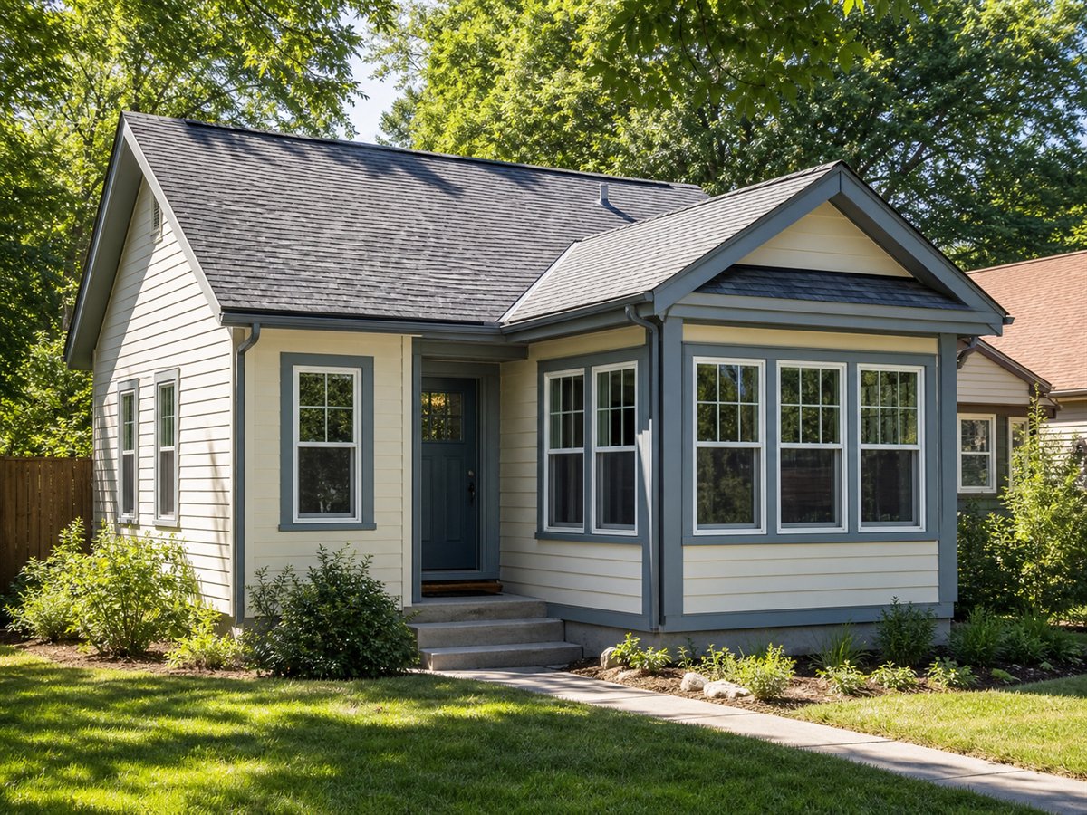Morning Sun Cottage 658, a conceptual 658-square-foot sunroom small cottage with a $96,625 construction target