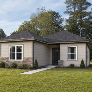 $98,625 Essential Compact Multigenerational Home: 691-Sq.-Ft. One-Bedroom Plan