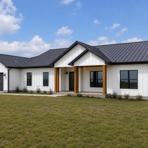 $442,500 Expanded Modern Farmhouse Family Home: 2,260-Sq.-Ft. Five-Bedroom Plan