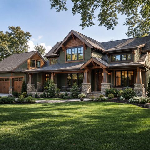 $890,000 Signature Custom Craftsman Home: 4,040-Sq.-Ft. Five-Bedroom Custom Plan