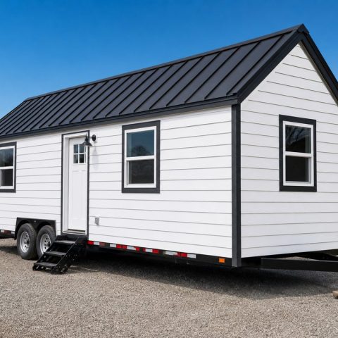 $30,200 Farmhouse Tiny House on Wheels: 310-Sq.-Ft. Model